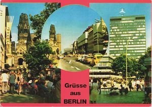 Postcard: Berlin - Gedächtniskirche - Kaufhaus Wertheim, ca. 1976 --- Germany - Picture 1 of 2