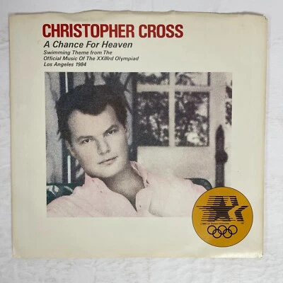 Christopher Cross – A Chance For Heaven 7" Vinyl & Picture Sleeve  NM or M- - Image 1 of 3