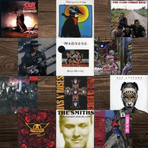 80s Rock Vinyl Lot (12 LPs) – Ozzy, Maiden, GNR, Clash, Crue, Smiths, Aerosmith - Picture 1 of 24