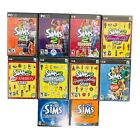 Zestaw 8 The Sims 2 PC CD Gra Dodatki Kolekcja + 2 Bonusowe pakiety Simów