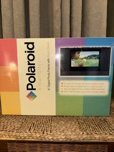 Polaroid (XSA-00660S) Simplicity 6" Digital Photo Frame with Alarm Clock . NEW - Picture 1 of 14