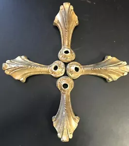 Cast Brass Arms For Pan Lamp Set of 4 Vintage - Picture 1 of 5