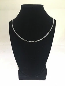 Men's Stainless Steel Silver Necklace Chain 24 inch, 3MM Choker Chain Jewelry - Picture 1 of 7