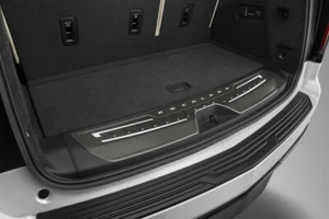 2021-2024 Cadillac Escalade / ESV Illuminated Cargo Sill Plate 84429063 Black OE - Picture 1 of 1