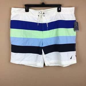 Nuevo Traje de Baño Nautica Hombre’s XXL Bañador Secado Rápido Nylon Multicolor - Imagen 1 de 8