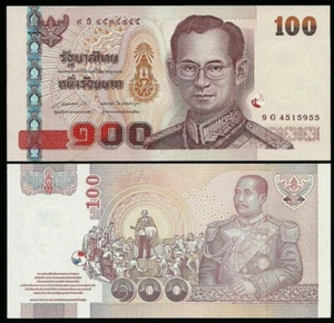 2015 Thailand 100 Baht Banknote, P-114, Sign 85, UNC - Picture 1 of 1