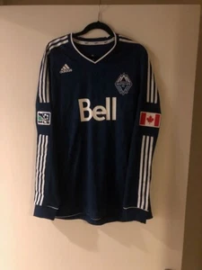 Vancouver Whitecaps FC LS Adidas Formotion Authentic Jersey  2XL NWT 2010/12 Awy - Picture 1 of 3