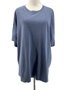 Old Navy Damen T-Shirt Blau Kurzarm Rundhals Gr. XXL - Bild 1 von 6