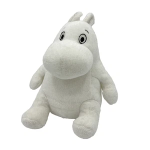 Moomin Sitting Plush Cuddly Soft White Toy 19cm - Picture 1 of 10