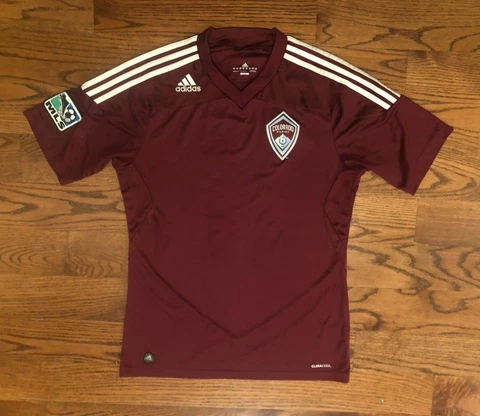Colorado Rapids AUTOGRAPHED MLS adidas 2011-12 Home Soccer Jersey Men's Medium Cover