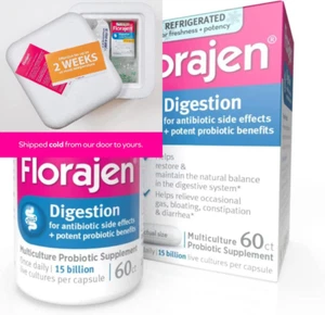 Florajen3 Digestion High Potency Refrigerated Probiotics | Restores Balance...  - Picture 1 of 7