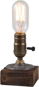 Vintage Table Lamp Industrial Dimmable Nightlight Steampunk Desk Lamp New - Picture 1 of 12