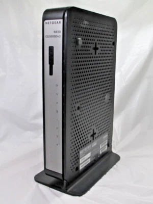 NETGEAR  N450  Wireless Cable Modem / Router - Black - Image 1 of 4