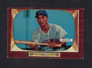 1955 BOWMAN BOBBY ADAMS #118 REDLEGS VG (REF 5773) - Picture 1 of 2