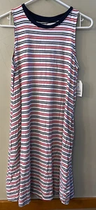 TIME & TRU WOMENS sleeveless knit dress size medium 8-10 New with tags Pockets! - Picture 1 of 7