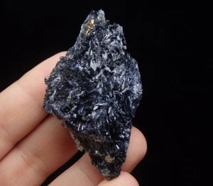GLAUCOPHANE crystals & rare !!! ITALY - Piedmont - Pollone - RIO OREMO /pk861 - Picture 1 of 15
