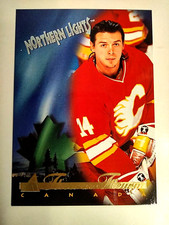 1994-95 Pinnacle Northern Lights Theoren Fleury #NL15 Calgary Flames