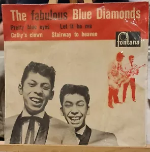 EP Fabulous Blue Diamond 45 Rpm Psych Not Bob Dylan LP - Picture 1 of 5