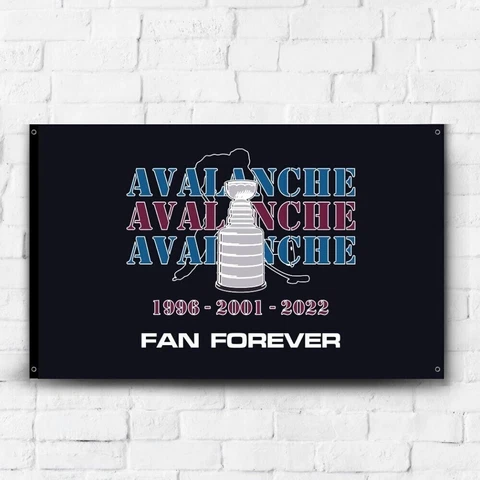Colorado Avalanche Fan 3x5 ft Flag NHL Ice Hockey Team Champions Gift Banner Cover
