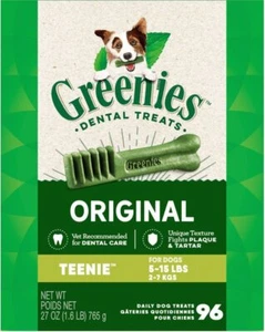 Greenies Teenie Original Chicken Flavor Dental Dog Treats - Picture 1 of 14