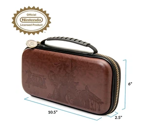 Nintendo Switch Lite Game Traveler Deluxe Travel Case (Zelda: BOW) - Picture 1 of 5