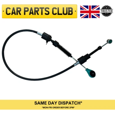 ORIGINAL VAUXHALL CORSA E 6 SPEED GEARSHIFT LINKAGE CABLE NEW PART 55490903* - Image 1 of 4