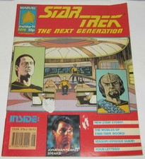 MARVEL - STAR TREK THE NEXT GENERATION : No.8 2nd MAR 1991 Comic - VGC