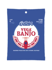 Martin Nickel Wound Vega Banjo Strings V700 Light - Picture 1 of 1