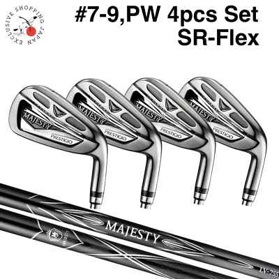 MAJESTY Prestigio Obsidian Iron Set #7-9,PW 4pcs Set 2023 LV755 Graphite Flex SR - Image 1 of 4