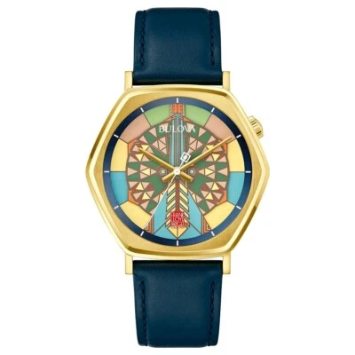 Bulova Classic Frank Lloyd Wright Imperial Hotel Limited Edition Watch 97A177 - image 1 of 4