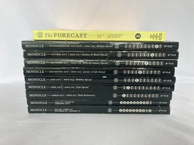 Monocle Magazine - 10 Issues from 2017  + The Forecast (for 2017) VG - Image 1 of 4