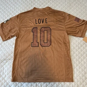 Jordan Love Jersey Salute To Service Green Bay Packers medium Camo Stitched Mens - Picture 1 of 6