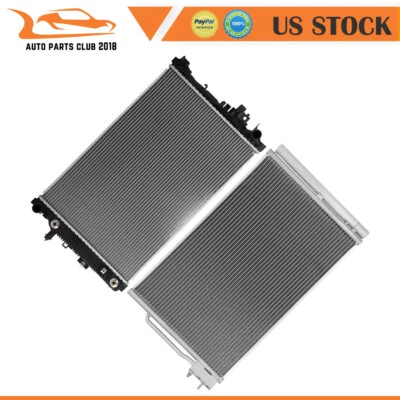 Radiator And AC Condenser Fits 17-19 Buick LaCrosse 2016-2018 Chevrolet Malibu — 第 1/4 张图片