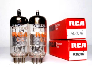 Matched PAIR 6EJ7 EF184 NOS Matsushita /Mullard Tubes NIB Shindo Graaf - for RCA - Picture 1 of 3