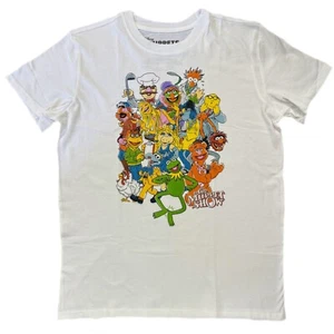 Mad Engine Disney The Muppets Men's White Graphic Print T-Shirt - NWT - Picture 1 of 3