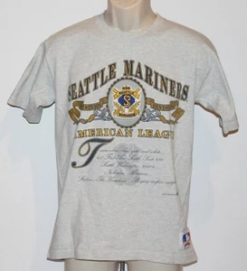 MLB Seattle Mariners Nutmeg Men's Medium Gray Shirt - Picture 1 of 3