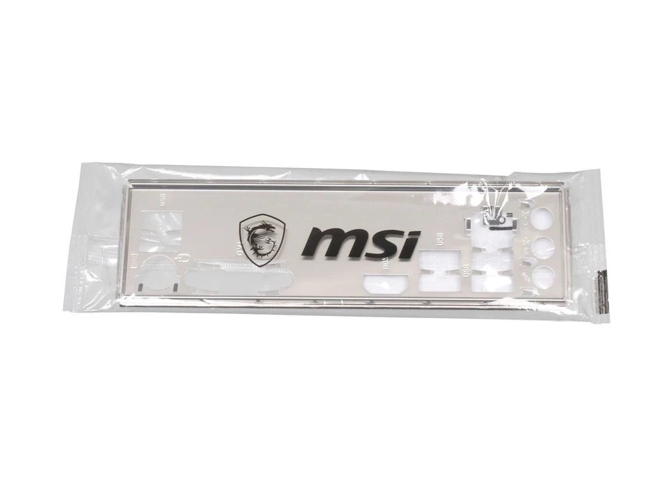 MSI B460M-A Pro original I/O Blende schwarz - Bild 1 von 1
