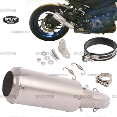 Tubo de enlace de escape para Suzuki GSXS1000 GSX-S1000 2015-2025 puede deslizarse en silenciador Foto 1 de 4