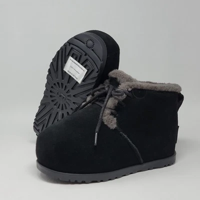 UGG Pumped Lace Up Shoes/Boots Black Gray 1158261 Women's Size 7 New  - Image 1 of 4