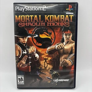 Sony Playstation 2 Mortal Kombat: Shaolin Monks PS2 2005 manual completo en caja original - Imagen 1 de 5