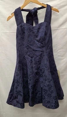 Vestido acampanado para mujer Roberta púrpura talla 12 corte floral Foto 1 de 4