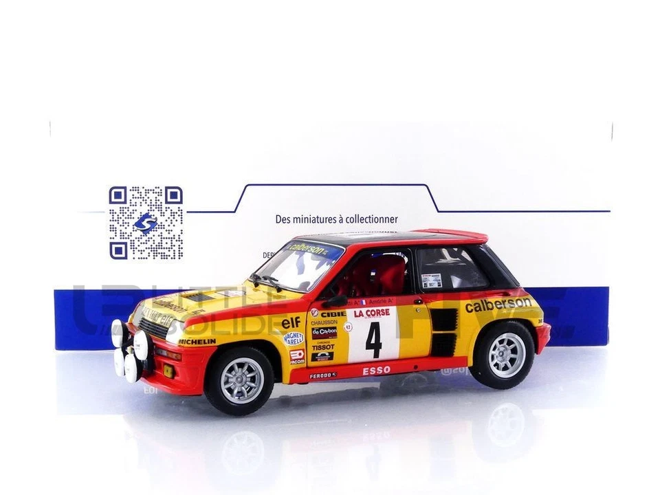 SOLIDO 1/18 - RENAULT 5 TURBO - TOUR DE CORSE 1980 S1801314 - Image 1 of 1