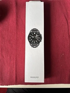Samsung Galaxy Watch3 SM-R845F 45mm Edelstahlgehäuse Mystic Black - Bild 1 von 4