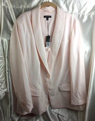 LANE BRYANT BLAZER ROSA SASTRE ELÁSTICO TALLA 20 Foto 1 de 4