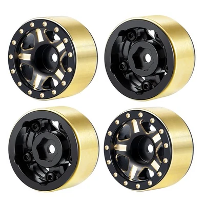 Felgen + Messing Innenklemmringe Gewichte für 1/18 RC Traxxas TRX4-M Crawler Car - Bild 1 von 4