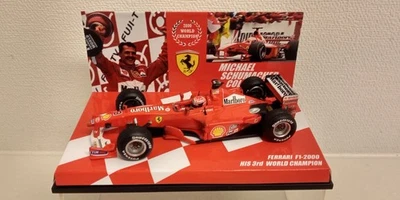 COLLEZIONE MICHAEL SCHUMACHER 1:43 FERRARI F1 2000 3° CAMPIONE DEL MONDO... - Immagine 1 di 4
