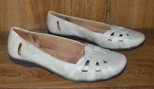 Women's Size 10W Life Stride Soft System Danna Taupe Flats Shoes - Picture 1 of 8