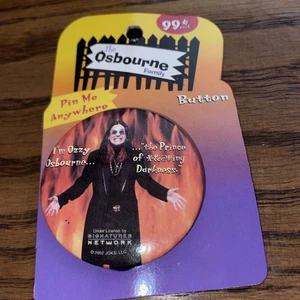 Ozzy Ozbourne Pin Button 2” Prince Of Darkness Funny - Picture 1 of 1