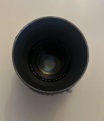 Objectif Carl Zeiss Opton TESSAR 80mm 2.8 - Hasselblad 1000f / 1600f - Bon état - Photo 1/4