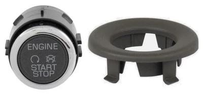 NUEVO OEM 11-15 Lincoln MKX Motor Pulsador Interruptor de Arranque con Bisel de Anillo de Ajuste Foto 1 de 4